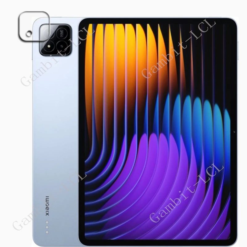Lente de cámara 9H para Xiaomi Pad 7 Pro 11,2 "vidrio templado en XiaomiPad7Pro Pad7Pro Pad7 7Pro película protectora de pantalla trasera - imagen 5