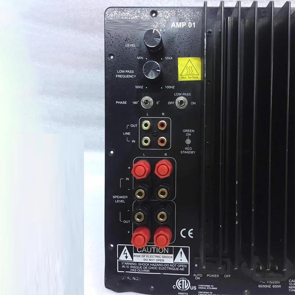 Placa de subwoofer activo de alta potencia 600W AMP 01 - imagen 4