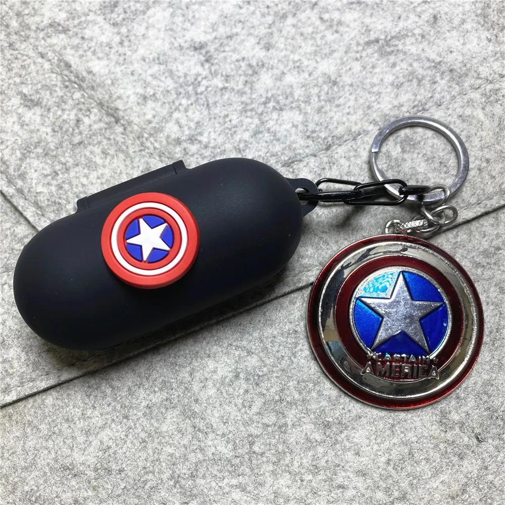 MINISO Marvel-funda para auriculares Sony WF-C500/WF-C700N/WF-C510, caja de carga de silicona, funda protectora con llavero - imagen 2