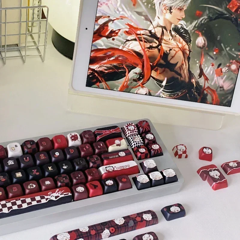 Sylus Keycaps personalizado PBT Cherry EOA perfil tapa de llave lindo sublimación de tinte dibujos animados Anime punto Keycap para jugadores DIY diseño regalos - imagen 5