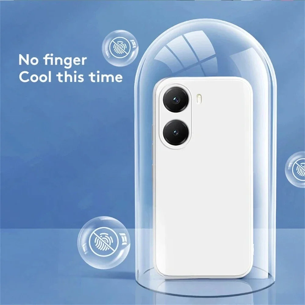 Funda Poco X7 Pro de silicona líquida, funda lisa para Xiaomi Poco X7 Pro Poco X 7 X7Pro Pocox7 Pro, funda protectora para teléfono - imagen 3