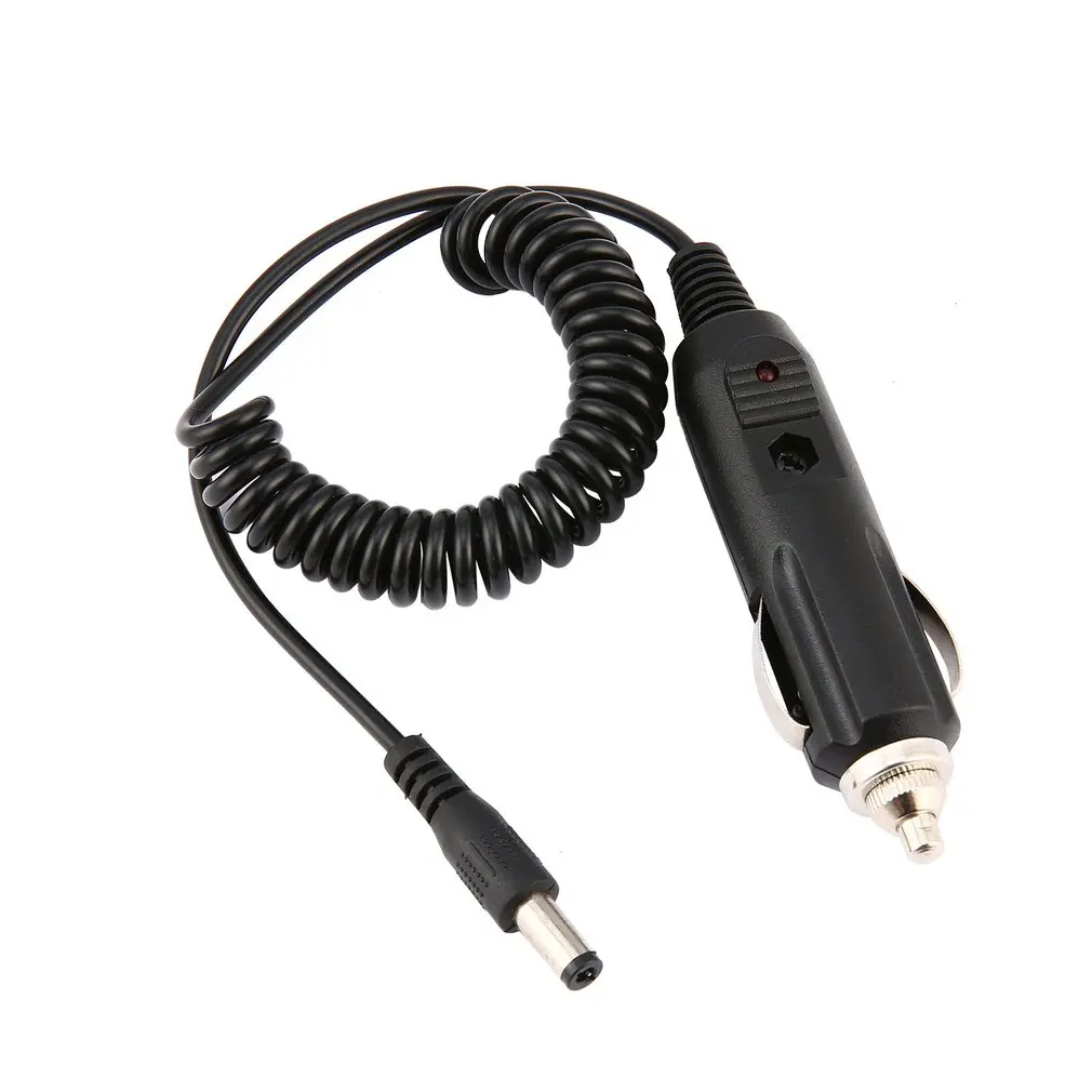 Baofeng-Cable de carga portátil para coche, Cable de resorte para walkie-talkie, UV 5R, UV-5RE, 888S, UV82, accesorios de Radio