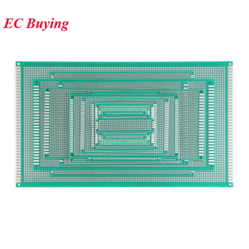 Placa PCB de circuito impreso Universal prototipo de doble cara de 18x30cm, placa de orificio de prototipo de paso de 2,54mm para Arduino 18*30cm - imagen 5