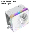 White Fan 4Pin-PWM