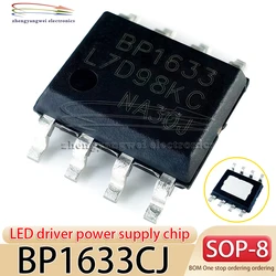 20 piezas BP1633CJ SOP-8 código BP1633 chip de potencia de unidad de corriente constante lineal LED regulable de tres canales