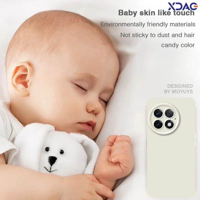 Funda de teléfono de Ojos de Ángel para Oneplus Ace2 Ace 2 Pro 2Pro 5G, silicona líquida suave, flocado interno, cubierta trasera Original, alta calidad - imagen 5