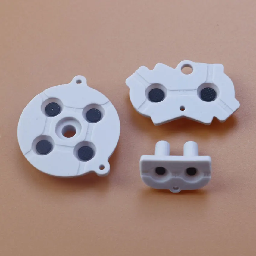 JCD botones conductores de goma de alta calidad para Gameboy Advance GBA, silicona AB d-pad Start Select, almohadillas de teclado de repuesto - imagen 4