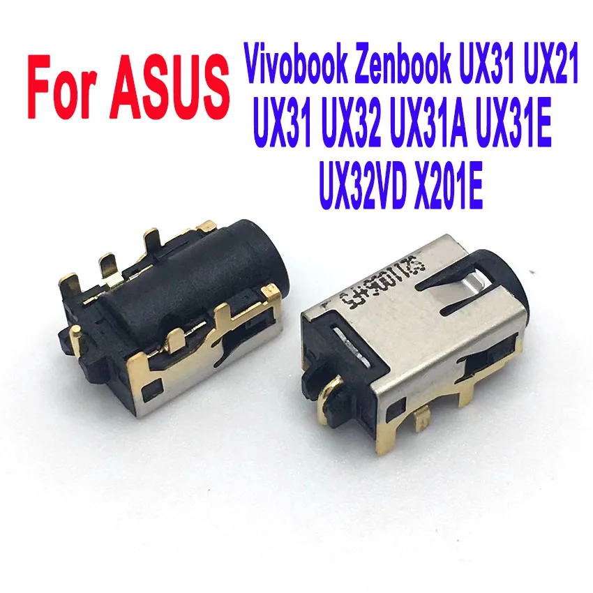 Conector de alimentación DC para ordenador portátil Asus, para Vivobook Zenbook, UX31, UX21, UX31, UX32, UX31a, UX31e, UX32vd, X201E, 2 unidades - imagen 2