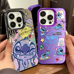 Funda de PC con revestimiento de Disney para iPhone 17 Air 16 15 11 12 14 13 Pro Max XS X XR Plus 8 7 SE 2020, funda a prueba de golpes