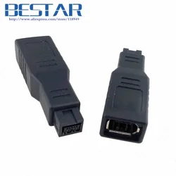 Adaptador Firewire 6 pines hembra a 9 pines macho 400-800