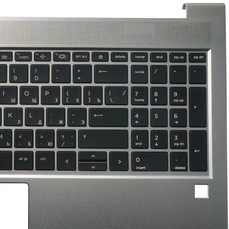 Teclado ruso para HP Probook 455 G8 450 G8, con reposamanos, funda superior, nuevo - imagen 5