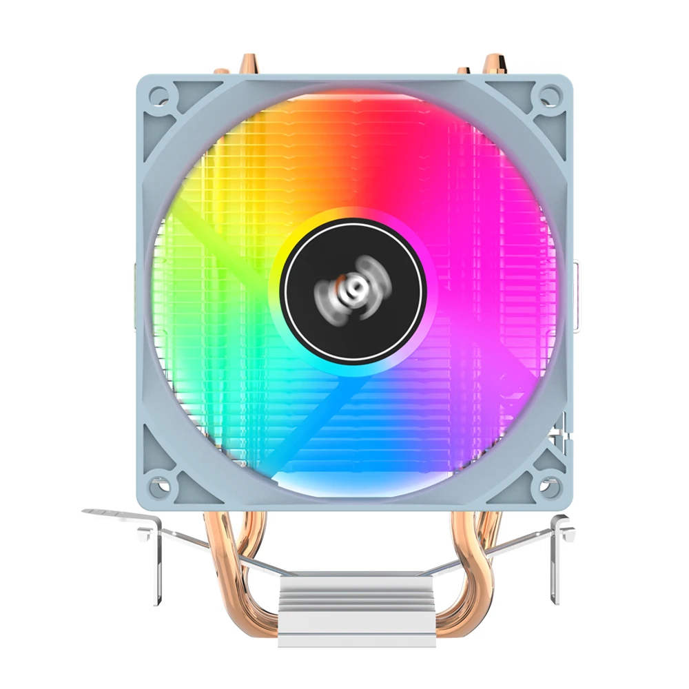 GO-enfriador de aire de CPU para PC, radiador de refrigeración de 3 pines PWM, ventilador Rgb silencioso para Intel 1700, 1150, 1155, 1156, 1366, AM2/AM3/AM4, AMD Wentylator - imagen 3
