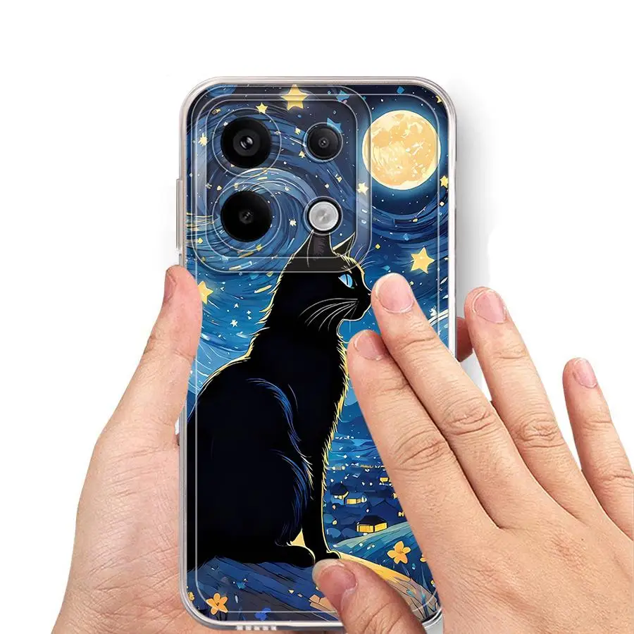 Funda de teléfono para Xiaomi Redmi A3x 14C 13C A1 A2+ A5 9C 12C 9A 10C funda suave Van Gogh Art - imagen 5