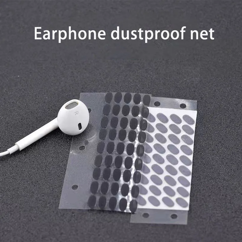 Puerto de auricular malla de acero a prueba de polvo auriculares impermeables adhesivo reemplazable filtro de polvo de malla suave para Airpods 1 2 4 auriculares - imagen 2