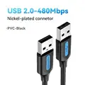 USB 2.0-PVC Negro