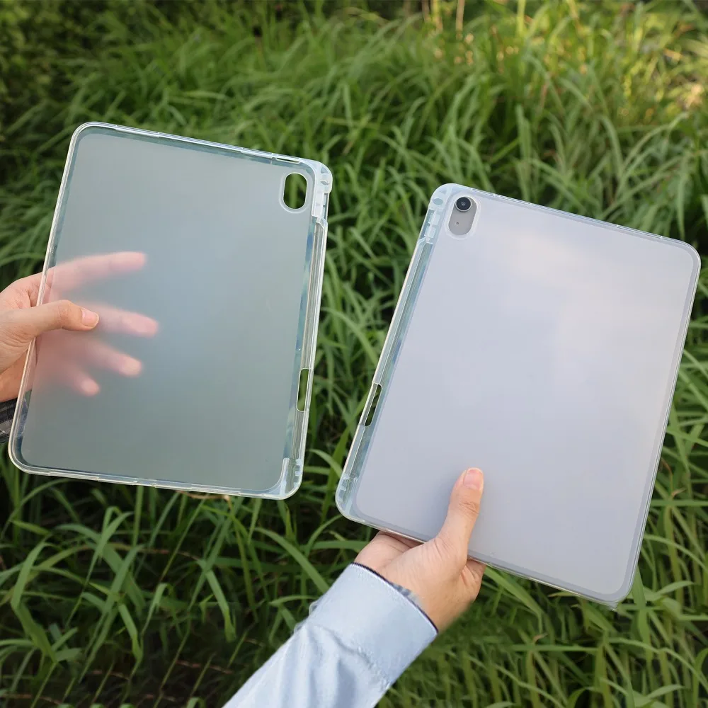 Con ranura para lápiz, funda transparente para tableta para iPad 11. a generación A16 2025, funda suave de TPU a prueba de golpes para bolsas de aire para iPad Air 11/Air 13 M3 M2 - imagen 4