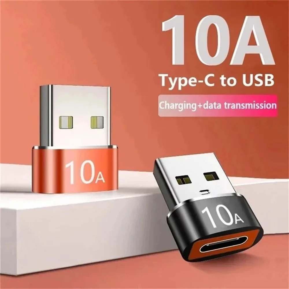 Adaptador 10A OTG USB 3,0 a tipo C USB hembra a USB C macho adaptador de carga rápida OTG USB C para Xiaomi Samsung Macbook ordenadores portátiles PC - imagen 2