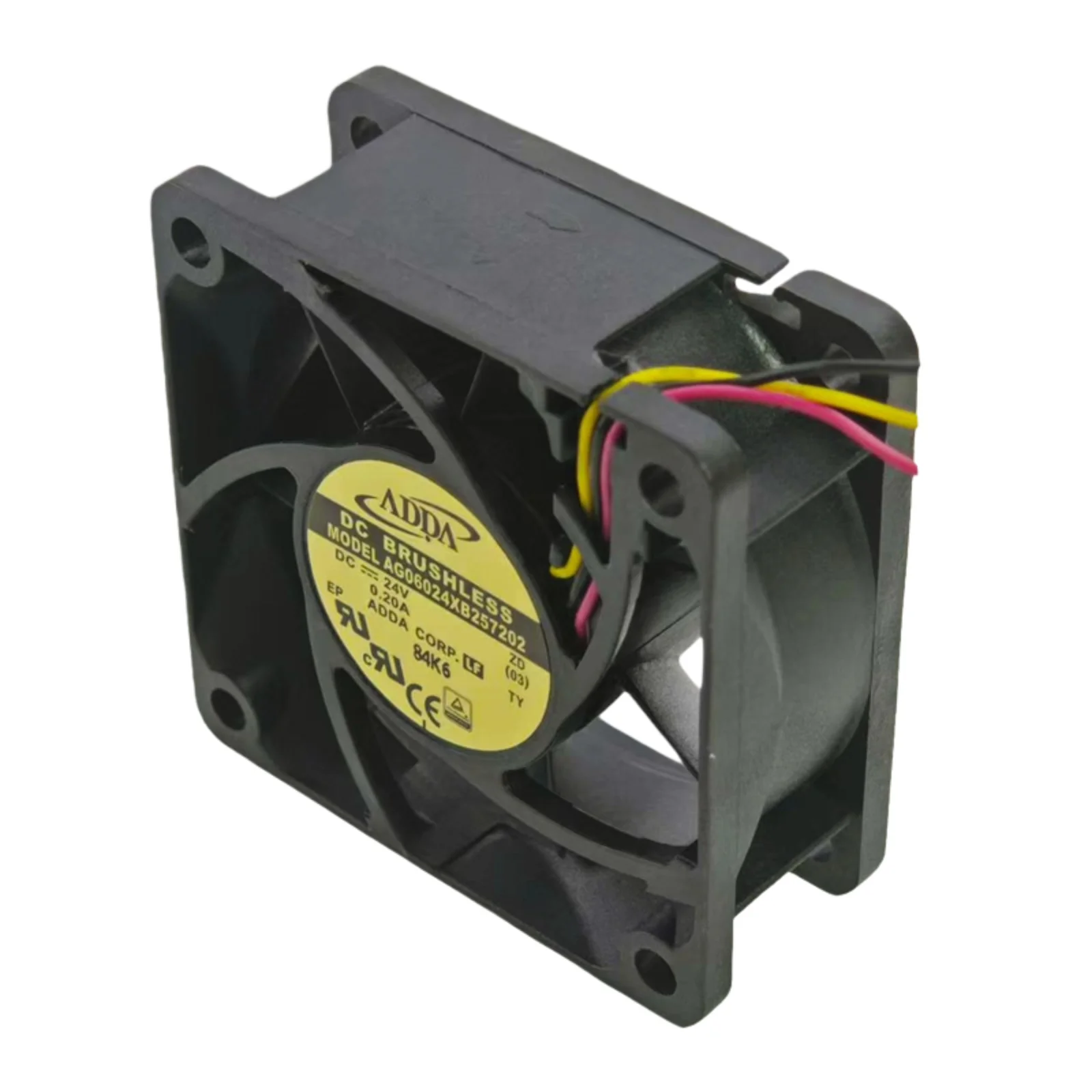 Nuevo para ventilador ADDA AG06024XB257202 60x25mm DC24V con función de alarma, detección de fallos de 3 cables, solución de refrigeración Industrial - imagen 3