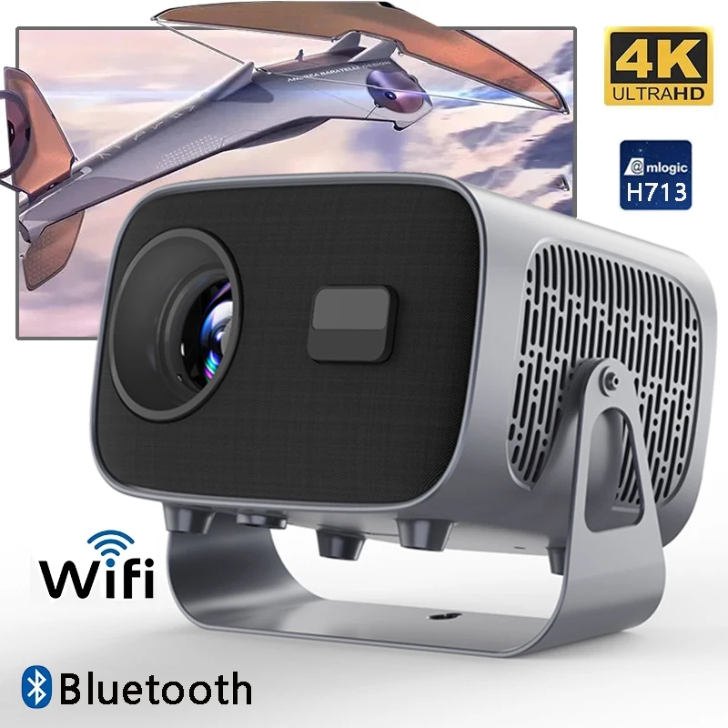 Mini proyector A10 portátil, proyectores de vídeo LED 3D, cine en casa, teatro, juego, proyector láser, caja de TV inteligente, proyector HD 1080P 4K - imagen 2