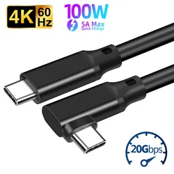 Cable USB‑C Carga Rápida 100W 4K 60Hz