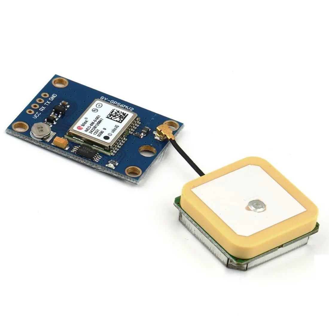 Módulo controlador de vuelo GPS GY-NEO6MV2 NEO-6M 3V-5V con antena cerámica súper fuerte para Arduino EEPROM APM 2,5 - imagen 4