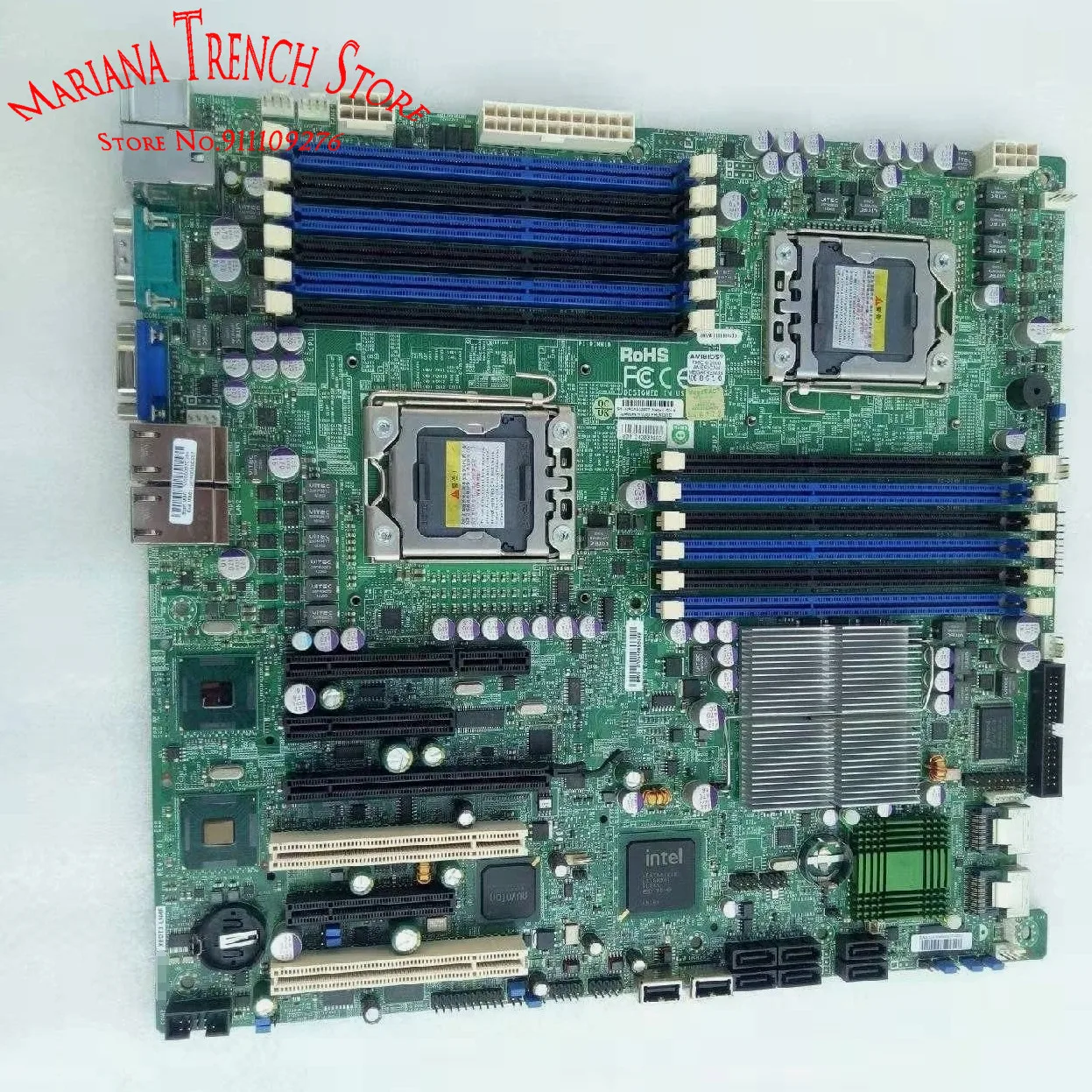 X8DTi-F para placa base Supermicro, procesador Xeon Dual de 1366 pines, serie 5600/5500 DDR3, IPMI 2,0 integrado con LAN dedicada - imagen 2