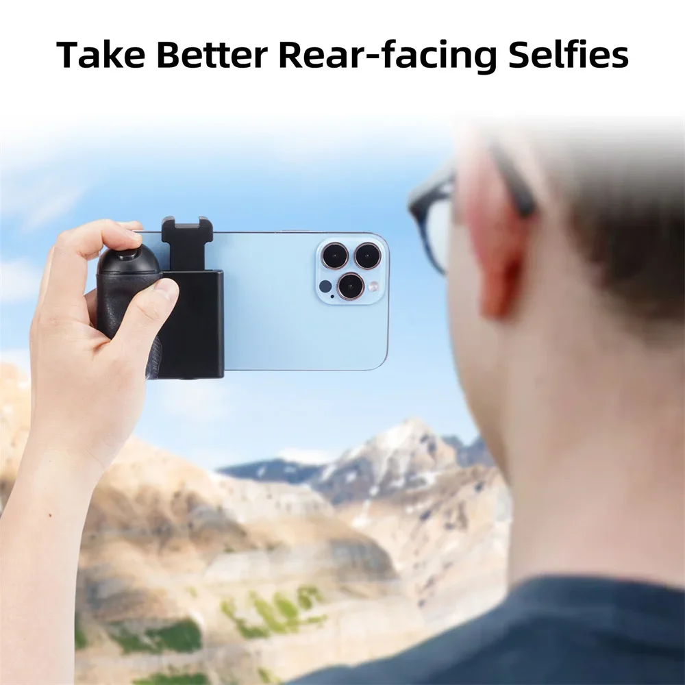 Función de ZOOM Snapgrip para Iphone Android teléfono Selfie Booster mango agarre Bluetooth foto estabilizador soporte con liberación de obturador - imagen 4