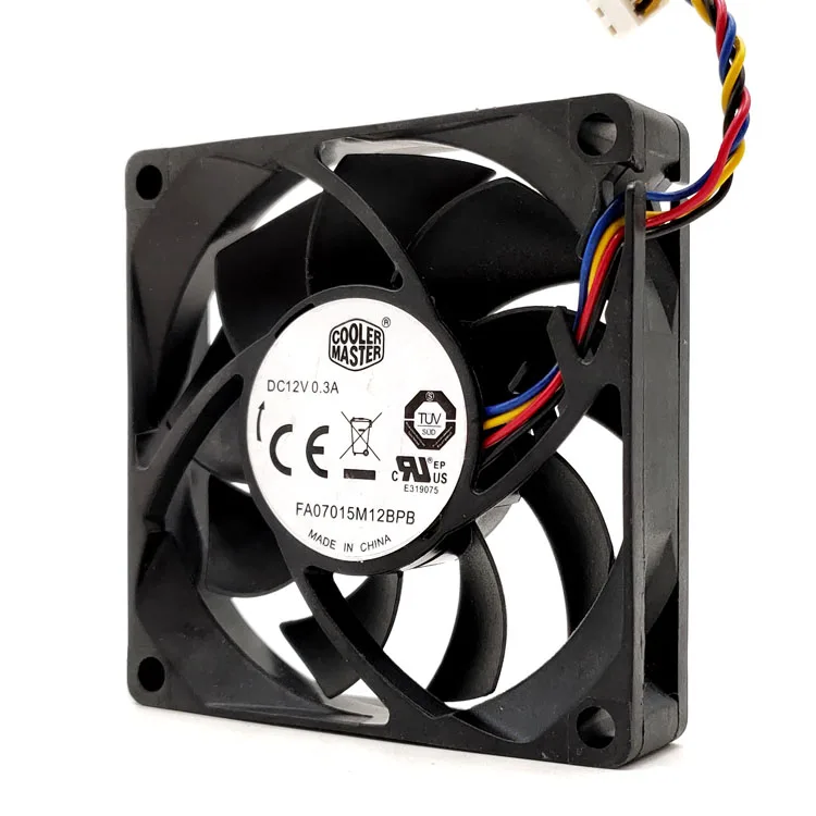 Ventilador de refrigeración silencioso PWM de CPU de 70mm y 7cm, FA07015M12BPB 7015 70X70X15mm DC 12V 0.3A ventiladores silenciosos de bajo ruido para ordenador y PC - imagen 5