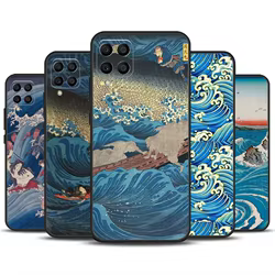 Funda artística de Anime Pub Wave japonés para Samsung Galaxy M31 M51 M21 M12 M32 M52 M20 M13 M23 M33 M53 M14 M34 M54 M30s
