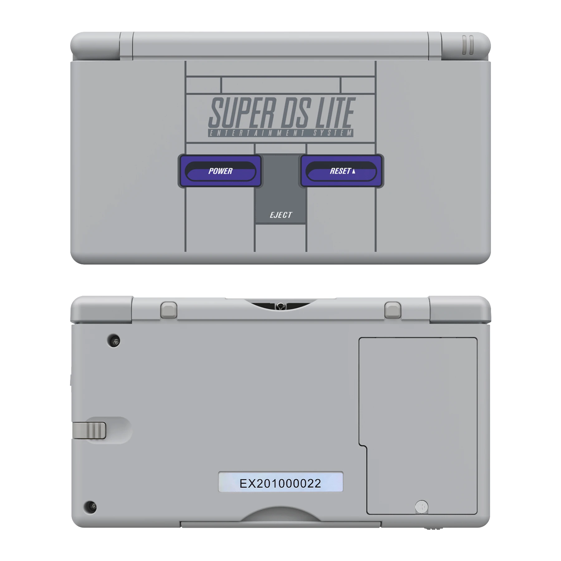 Carcasa completa de repuesto eXtremeRate para Nintendo DS Lite para NDSL - Estilo clásico SNES - imagen 4