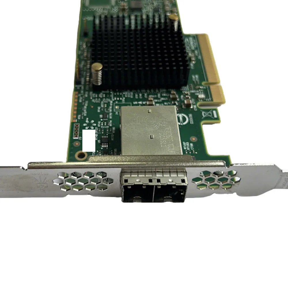 LSI SAS 9300-8e H5-25460-02H LSI00343 PCIe 3,0 X8 SAS3008 8 puertos externos 12 Gb/s SAS Host Bus adaptador SAS9300-8e tarjeta expansora - imagen 2