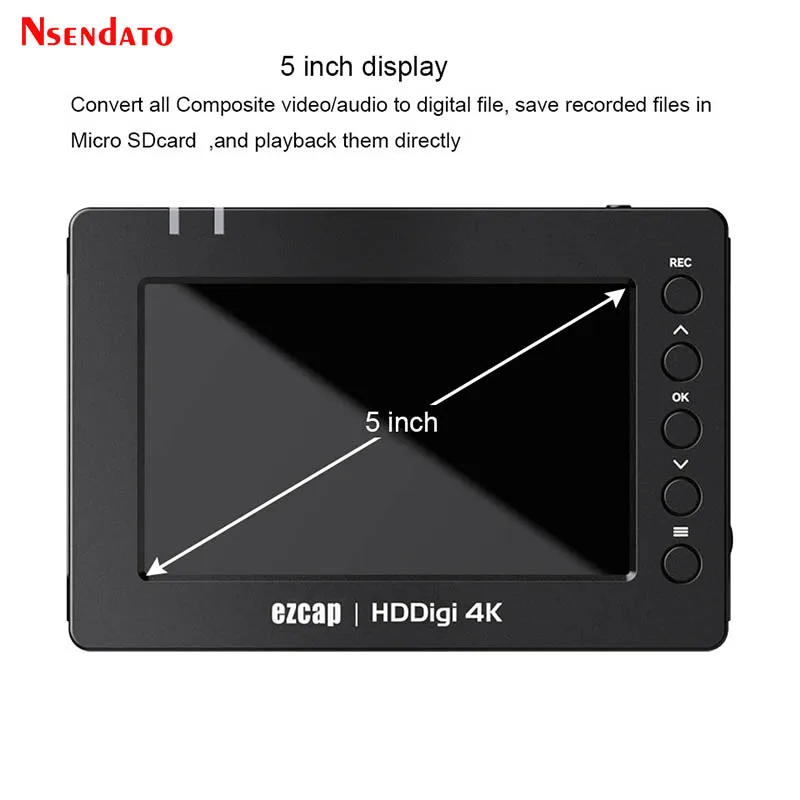 Ezcap278 HDDigi 4K HDMI USB grabadora vídeo Audio tarjeta de captura de juegos caja soporte reproducción tarjeta Micro SD flash USB para transmisión en vivo - imagen 4