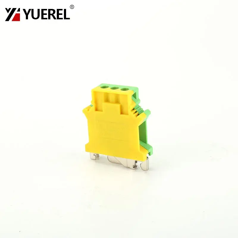 ULSKG2.5 3 5 6 10 16 35 Riel de tornillo de tierra Bloque de terminales Din Protector de tierra Conector eléctrico de cable Modular del Reino Unido - imagen 5