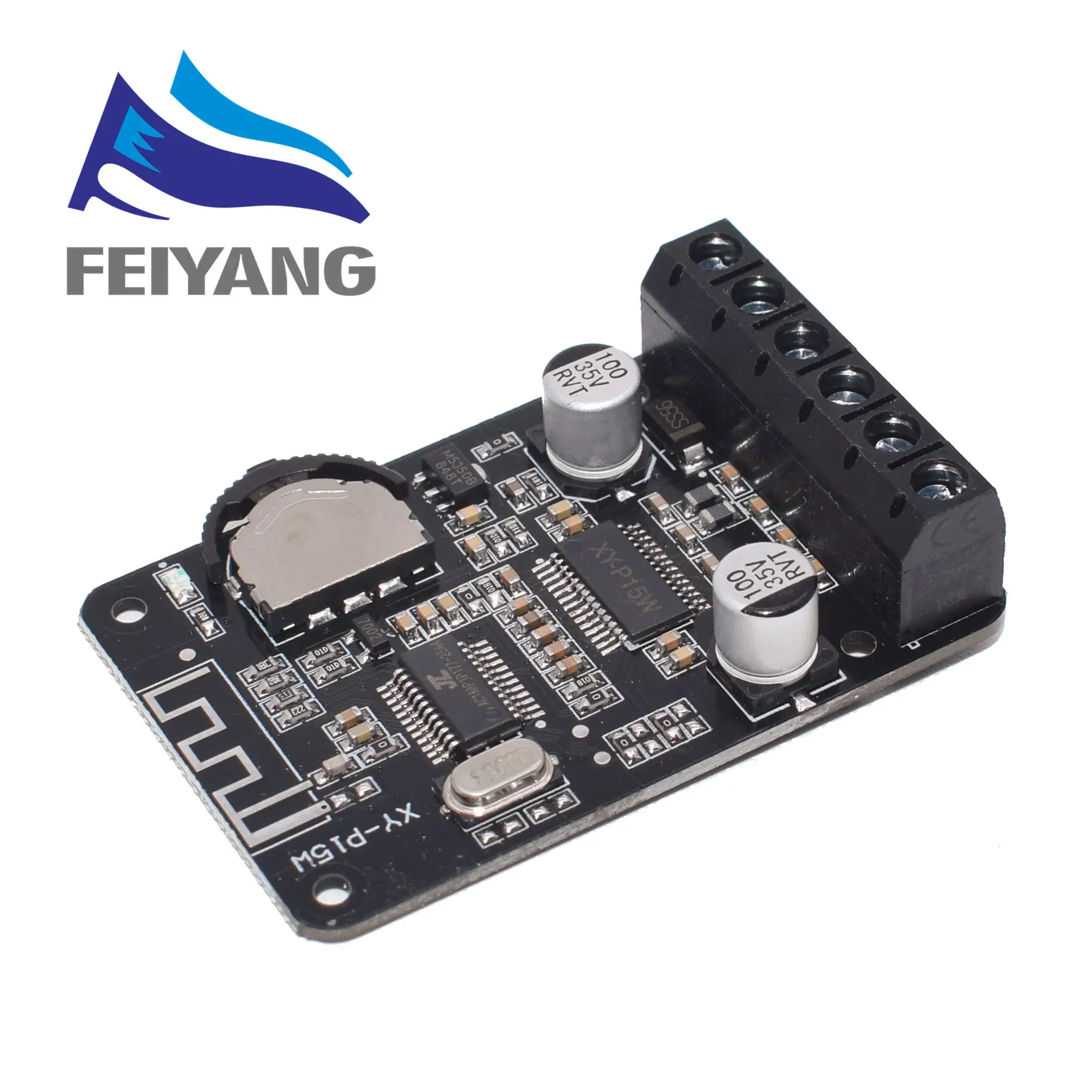 Placa amplificadora DE POTENCIA ESTÉREO Bluetooth, módulo amplificador Digital de alta potencia, 10W/15W/20W, 12V/24V, XY-P15W - imagen 3