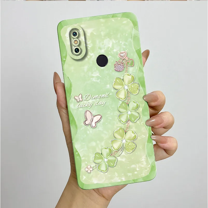 Funda para Xiaomi Mi A2 MiA2 bonita mariposa flores silicona a prueba de golpes suave Tpu contraportada para Xiaomi Mi A2 6X funda de teléfono - imagen 3