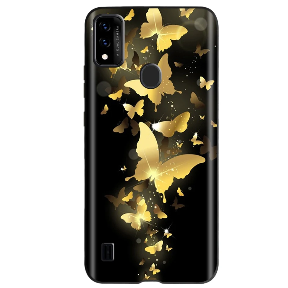 Funda ZTE Blade A51 - Silicona TPU Diseño Animado Lobo y Gato - imagen 2