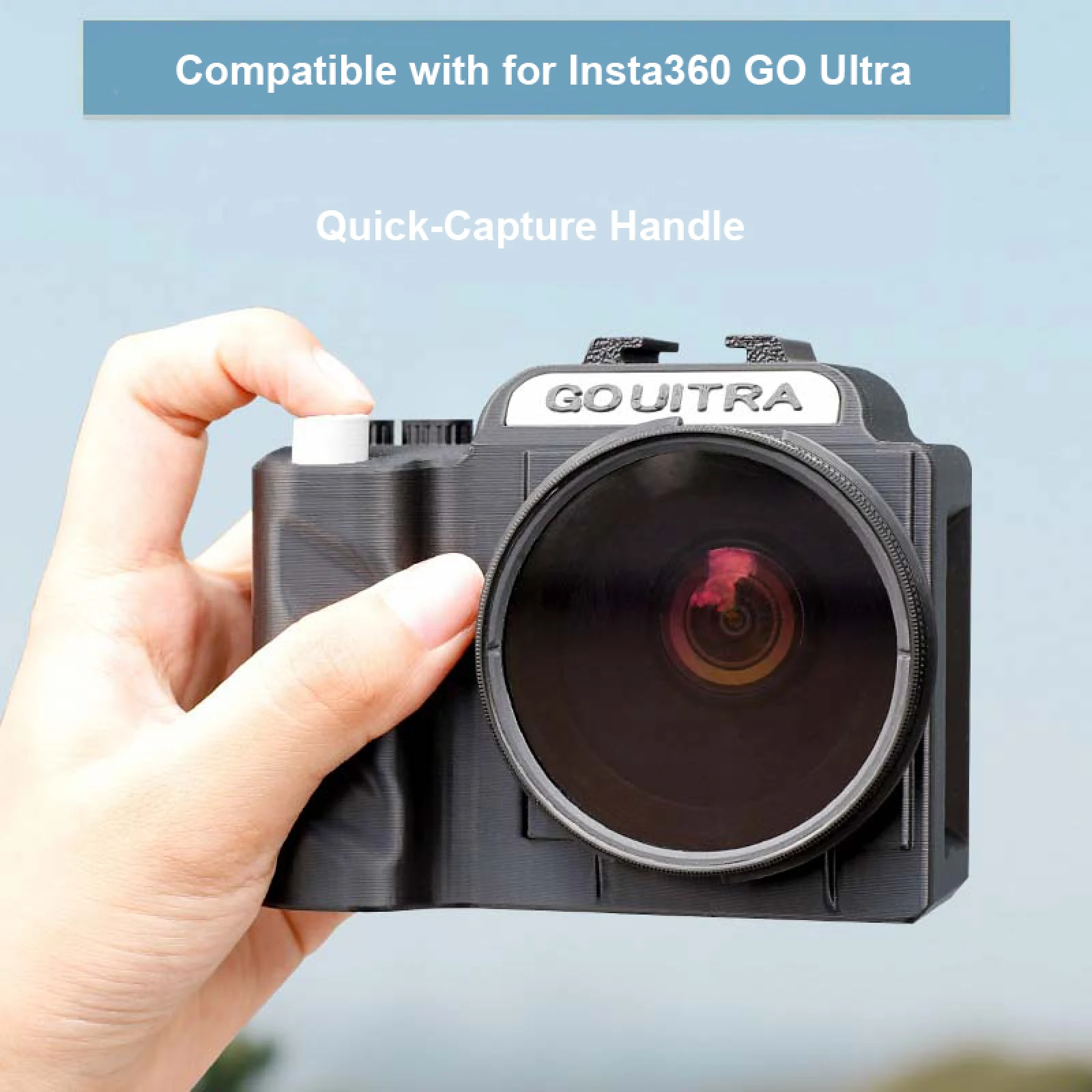 Soporte para Vlog Street Grip, soporte combinado para cámara, impresión 3D para Insta360 Go Ultra, accesorios para cámara - imagen 2