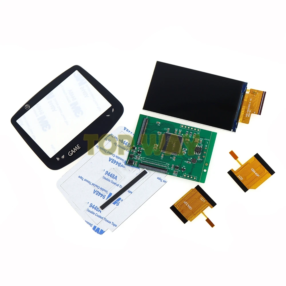 1 Juego para consola GBA V5, niveles de brillo ajustables, retroiluminación LCD IPS de alta 2,9 pulgadas para Nintendo GBA V5.0 punto a punto - imagen 3