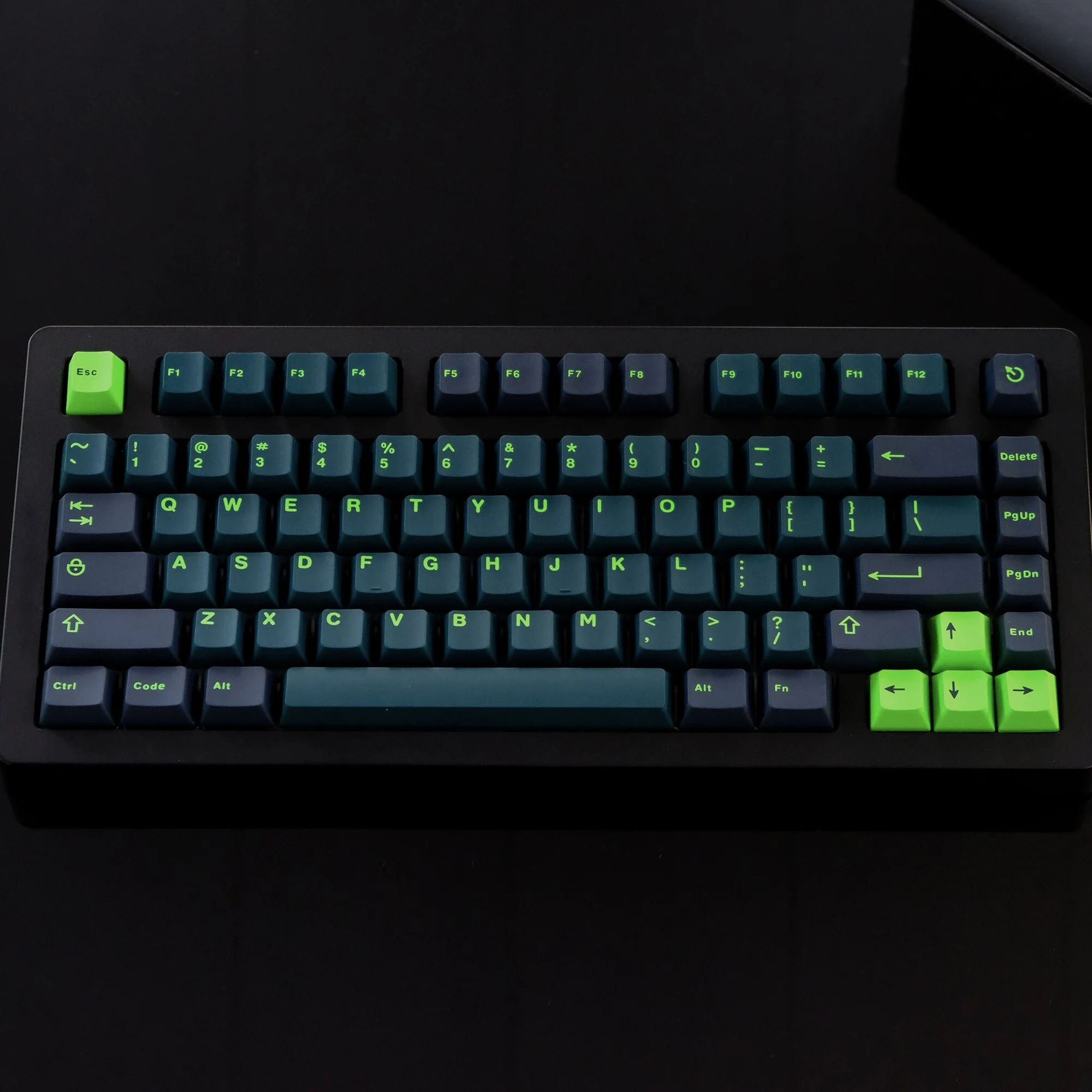 Teclas ABS de dos colores con tema de onda de sonido, 253 teclas, perfil Cherry para teclado mecánico, interruptores Cherry MX - imagen 4