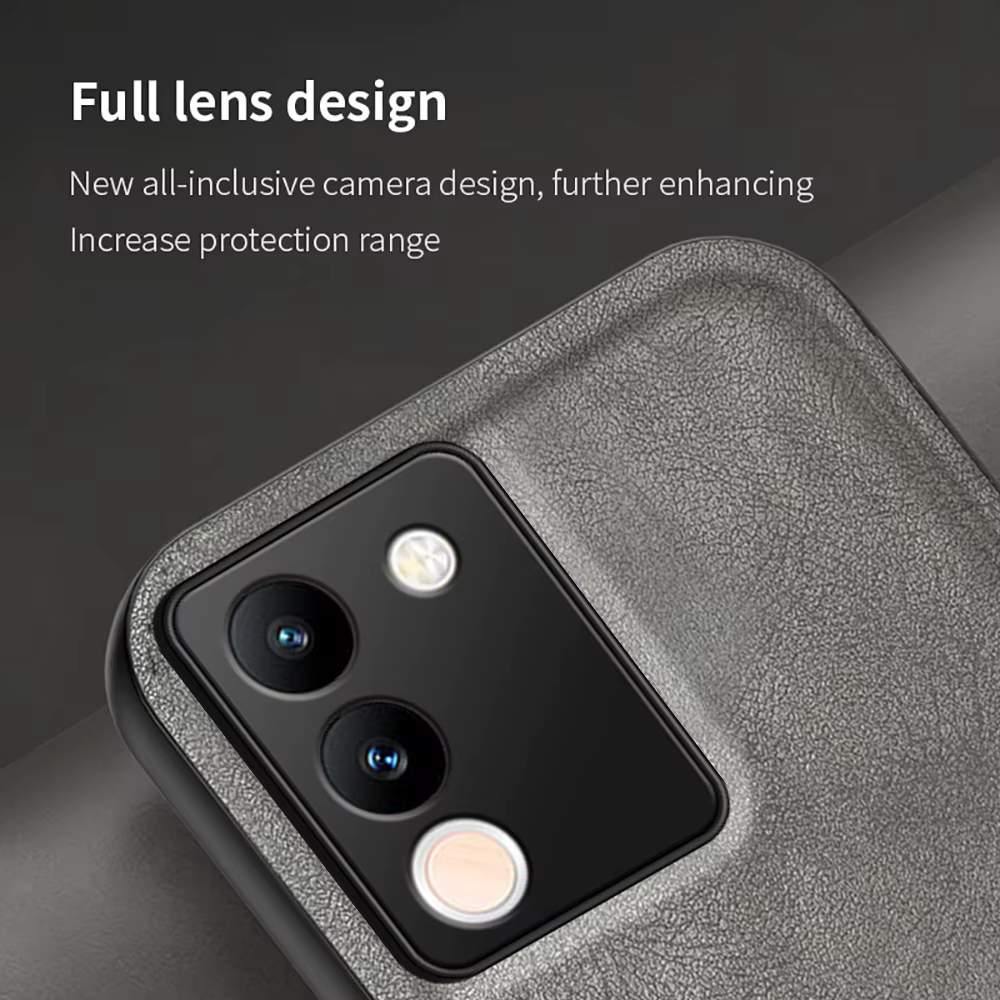 Funda de teléfono de cuero Retro esmerilada de lujo para Vivo V29e, cubierta de succión magnética para coche VivoV29e V 29e V29 E 5G, versión Global - imagen 3