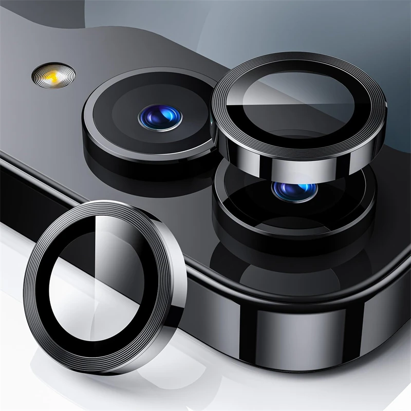 Metal Individual Ring Camera Lens Protector for Samsung Galaxy Z Flip 7 6 5 4 ZFlip Flip7 Flip6 Tempered Glass Film Full Cover