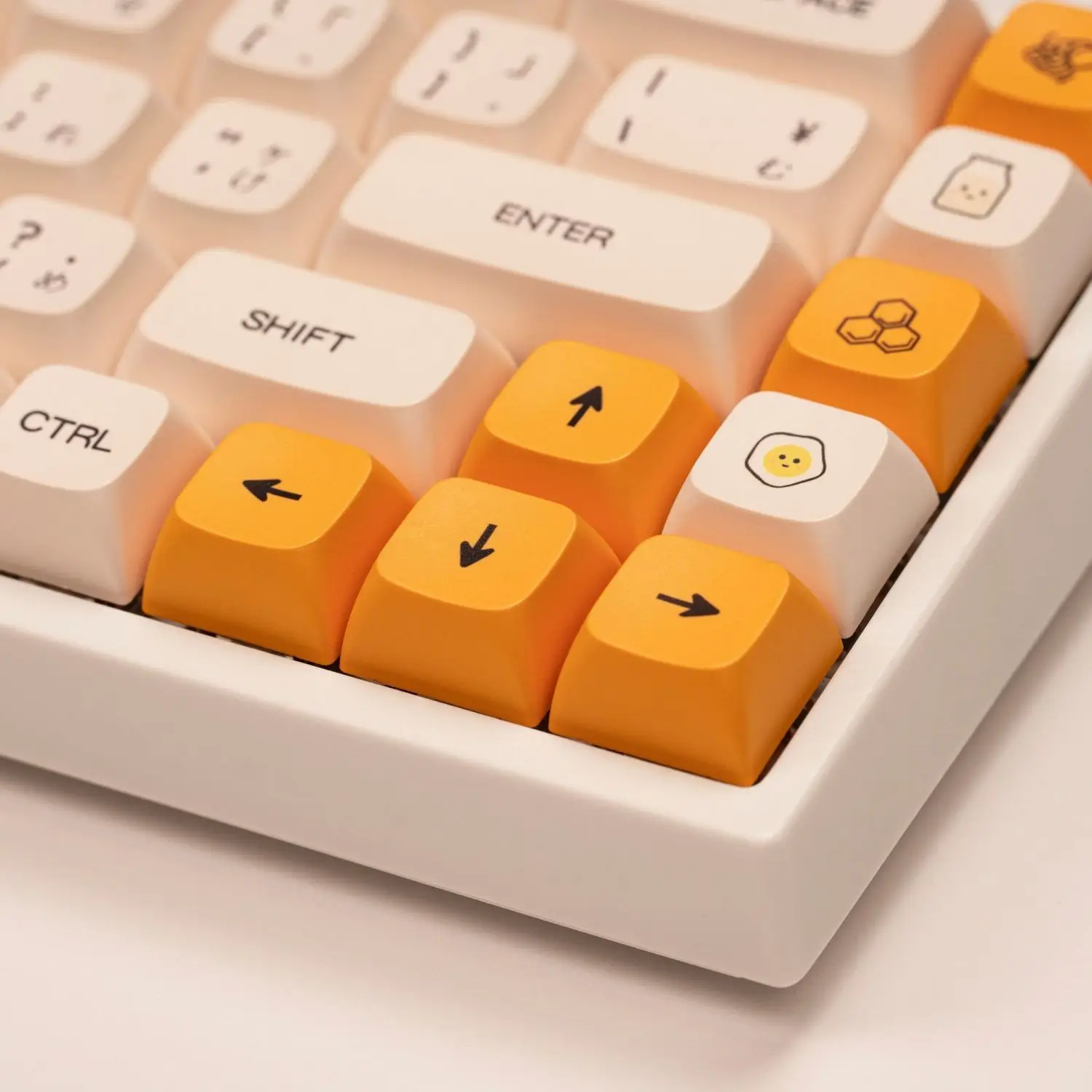 Teclas de 140 teclas, tapa de tecla de leche y miel, perfil XDA, sublimación térmica PBT, teclas de teclado mecánico personalizadas para interruptores Cherry MX - imagen 5