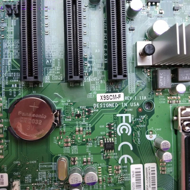 X9SCM-F para placa base UATX de servidor unidireccional Supermicro 1155 Intel C204 Xeon E3-1200 v2 series 2/3a generación Core i3 DDR3 PCI-E3.0 - imagen 4