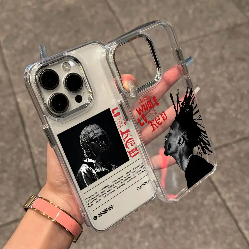Playboi Carti rapero funda de teléfono para Samsung Galaxy A56 A36 A26 A06 A55 A35 A16A06 A54 A34 A25 A24A15A14 A05SA05A73 A53 A33 4G 5G - imagen 2