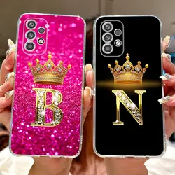 Funda Samsung Galaxy A13/A23/A33/A53 – TPU Transparente con Letras
