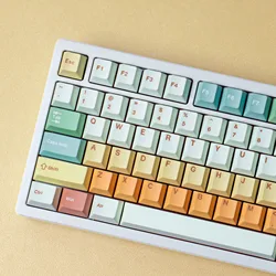 Candy Keycaps PBT para teclado mecánico ISO, perfil Cherry