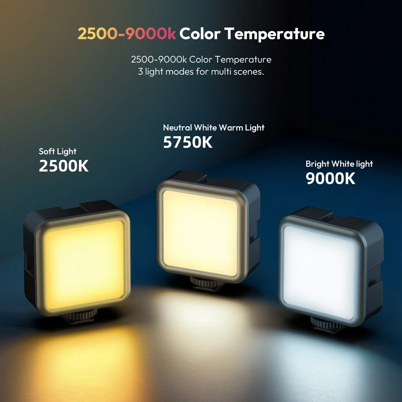 Ulanzi VL49 RGB Mini luz LED para vídeo 2000mAh 2500K-9000K luces de fotografía portátiles luz de relleno Vlog para lámpara de cámara DSLR SLR - imagen 4