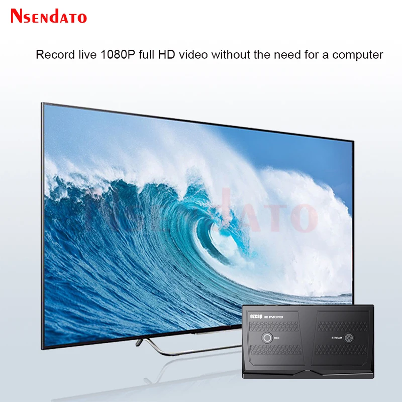 Ezcap350 HD PVR Pro HDR HDMI tarjeta de grabación de captura de videojuegos 4K 60fps para transmisión en vivo OBS para PC controlador Flash USB - imagen 5