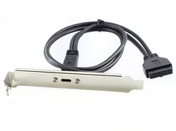 Cable Extensión USB-C 20 Pines para Panel de Escritorio
