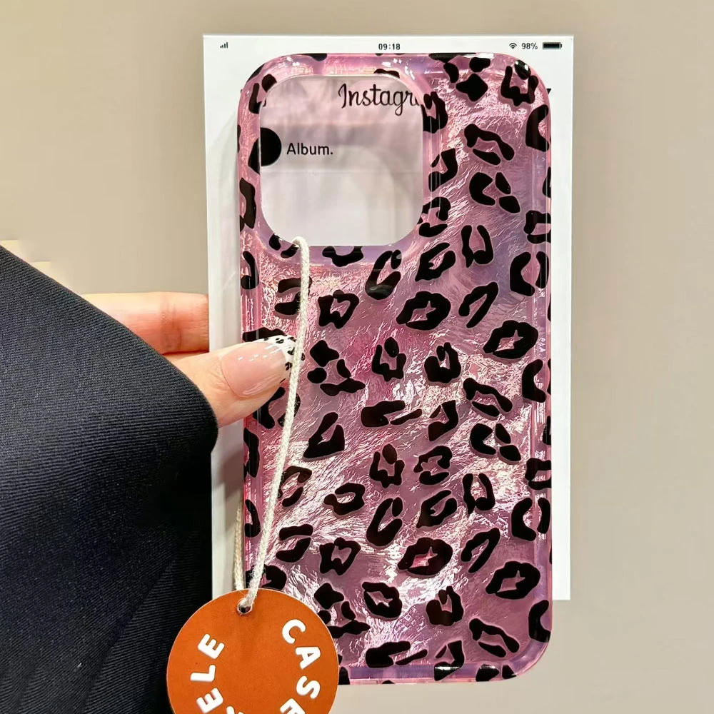 Funda de teléfono de moda de leopardo rosa coreano para Honor 400 200 90 Smart Pro Magic7 6 70 Lite X9a X9c X9b X8b X8a X8c X7c X7b X6c - imagen 3
